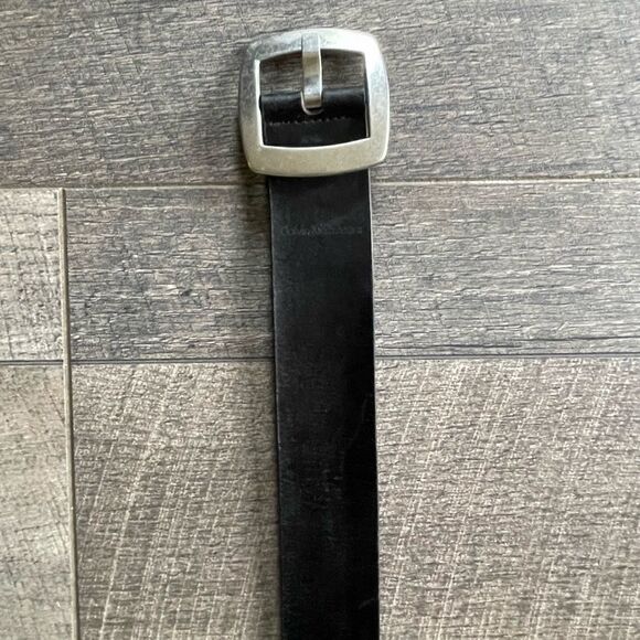 Black Calvin Klein Belt with Silver Buckle. Size Large. - Picture 2 of 9